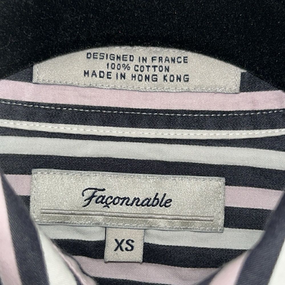 Luxury France 🇫🇷 Designer 🧑‍🎨 Faconnable Tailored in Hong Kong🇭🇰 💯Cotton - Picture 7 of 17